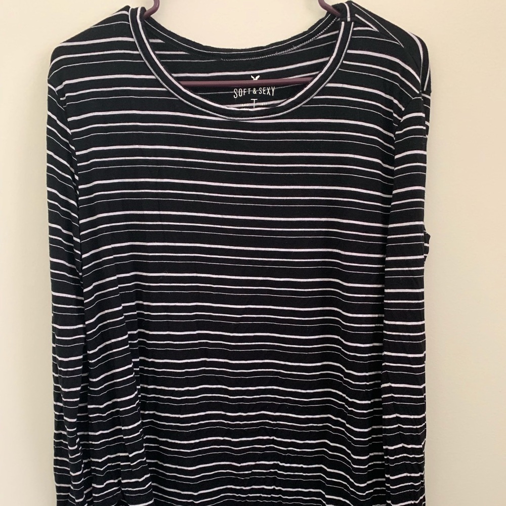 AE Soft and Sexy Striped Long Sleeve Tee